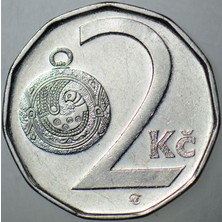 Banknoting Çekya 2 Koruna 2003.