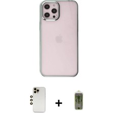 Cepte Toptan iPhone 12 Pro Max Doruk Doku Prime - Siyah Joko Magic 5d Hayalet Cam + Gold Shine Kamera Lens