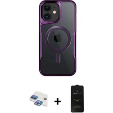 Cepte Toptan iPhone 11 Yadigar Klasik Özel Seri - Siyah 6d Antistatik Mat Seramik Hayalet Nano Ekran Koruyucu + Gökkuşağı Pers Alüminyum Kamera Lens