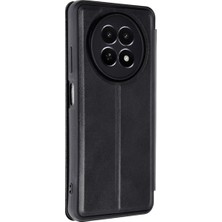 Decostyle Newface Realme 12 5g Kılıf Flip Cover - Siyah