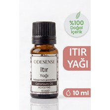 ODESENSE Itır Uçucu Yağı 10 ml Doğal ve Saf İçerik Damlalıklı Kapaklı Katkısız Saf Yağ