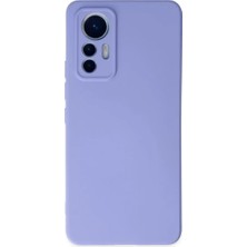 Decostyle Newface Xiaomi Mi 12 Lite Kılıf Nano Içi Kadife Silikon - Lila