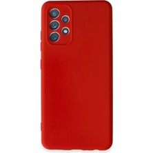 Decostyle Newface Samsung Galaxy A32 Kılıf First Silikon - Kırmızı