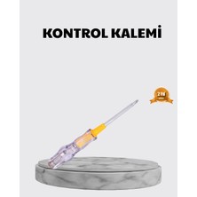 TeknoKapsül 110-220V Elektrik Test Kalemi Korozyona Dayanıklı Nikel Kaplamalı