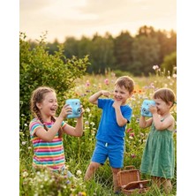 Twin Store Hd Ekranlı Çocuk Kamera Anında Fotoğraf Baskı Boyama Kalemli