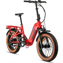 Kron Loop Coaster Gaz Kollu ve Hidrolik Frenli Elektrikli Katlanır Bisiklet (2026 Model)