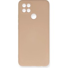 Decostyle Newface Oppo A15 Kılıf Nano Içi Kadife Silikon - Pudra