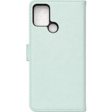 Decostyle Newface Tecno Pova Trend S Plus Kapaklı Kılıf - Su Yeşili