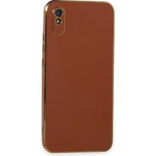 Decostyle Newface Xiaomi Redmi 9A Kılıf Volet Silikon - Kırmızı