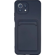 Decostyle Newface Xiaomi Mi 11 Kılıf Kelvin Kartvizitli Silikon - Lacivert