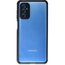 Decostyle Newface Samsung Galaxy M52 5g Kılıf Miami Şeffaf Silikon - Siyah