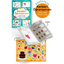 Elma Shop Kramlar – Renkleri Öğreniyorum – Çıkartmalı Etkinlik Kitabı - 3 Yaş +