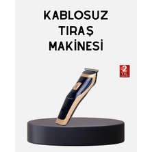 TeknoKapsül Profesyonel Şarjlı Saç ve Sakal Kesme Makinesi – Unisex, 12 mm Ayarlanabilir Başlık