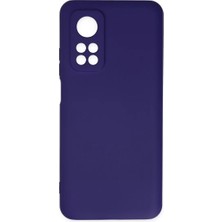 Decostyle Newface Xiaomi Mi 10T Kılıf Nano Içi Kadife Silikon - Mor
