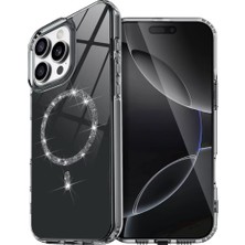 Decostyle Newface Apple iPhone 16 Pro Live Diamond Magsafe Kapak - Siyah