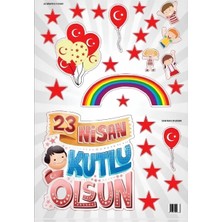 Rönesans Parti 23 Nisan Temalı Sticker Seti