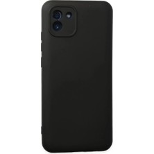 Decostyle Newface Samsung Galaxy A03 Kılıf Nano Içi Kadife Silikon - Siyah