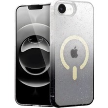 Decostyle Newface Apple iPhone 16E Pummel Shiny Magsafe Kapak - Siyah