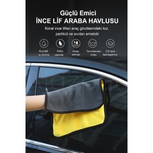 Alazpay Mikrofiber Süper Emici Araba Temizleme Kurulama Cam Bezi Havlusu (30CMX30CM)
