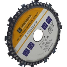 Algaride Zincirli Daire Testere 115X22 mm Sunta Ahşap Odun Ağaç Kesme Testeresi Disk