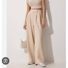 Axxan Kadın Palazzo Cırtlı Pantolon