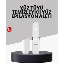 TeknoKapsül LED Işıklı Yüz Epilasyon Aleti Hassas ve Ağrısız Tüy Alma
