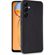 Decostyle Newface Samsung Galaxy A56 Kılıf Aras Deri Kapak - Siyah