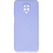 Decostyle Newface Xiaomi Redmi Note 9 Pro Kılıf Nano Içi Kadife Silikon - Lila