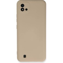 Decostyle Newface Realme C11 2021 Kılıf Nano Içi Kadife Silikon - Pudra