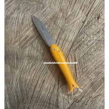 Dmr Çelik Balık Model Mini Çakı Anahtarlık Çakı Mini Cep Çakısı El Yapımı 5cm