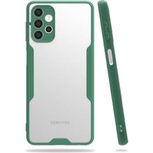 Decostyle Newface Samsung Galaxy A52 Kılıf Platin Silikon - Yeşil