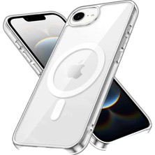Decostyle Newface iPhone 16E Kılıf Pc Real Magsafe Kapak - Şeffaf