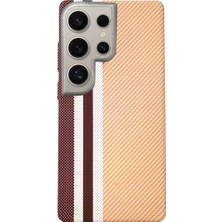 Decostyle Joko Samsung Galaxy S24 Ultra Besa Magsafe Kapak - Krem