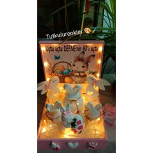 Tutkulu Renkler 40 Uçurma Sepeti / Kırk Uçurma Sepeti / Babyshower / Bebek Hediye Sepeti /teyze Sepeti/hala Sepeti