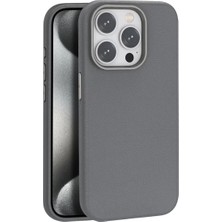 Decostyle Joko iPhone 14 Pro Max Kılıf Wonder Deri Magsafe Kapak - Titan Gri