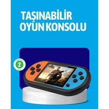 TeknoKapsül Retro 520 Oyunlu Taşınabilir Konsol Hd Ekran USB Şarjlı