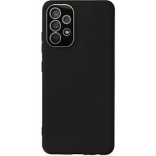 Decostyle Newface Samsung Galaxy A33 5g Kılıf Lansman Glass Kapak - Siyah