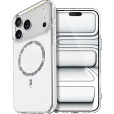 Decostyle Newface Apple iPhone 17 Pro Max Live Diamond Magsafe Kapak - Şeffaf