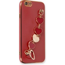 Decostyle Newface iPhone 6 Kılıf Esila Silikon - Kırmızı