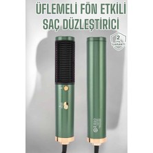 TeknoKapsül Üflemeli Fön Tarak Düzleştirici Seramik Kaplama Elektriklenme Karşıtı