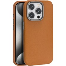 Decostyle Joko iPhone 14 Pro Kılıf Wonder Deri Magsafe Kapak - Kahverengi