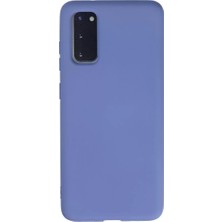 Decostyle Newface Samsung Galaxy S20 Kılıf Nano Içi Kadife Silikon - Lila
