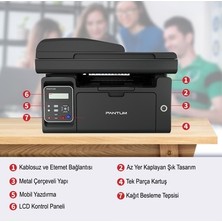 Pantum M6550NWYEDEK Toner Hediyeli Wifi Lazer Yazıcı