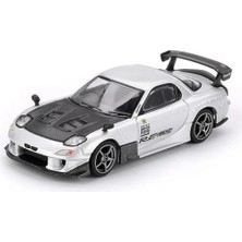 K-Yonlineticaret Mini Gt 1/64 Mazda Rx-7 Re-Amemiya Silver Metallic