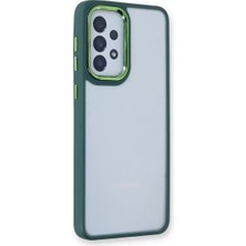 Decostyle Newface Samsung Galaxy A73 5g Kılıf Dora Kapak - Haki Yeşil