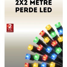TeknoKapsül Taşınabilir Pil Ile Çalışan LED Işık – 2x2 Metre Perde Modeli