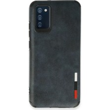 Decostyle Newface Samsung Galaxy A03S Kılıf Loop Deri Silikon - Lacivert
