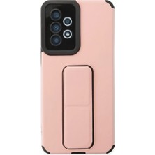 Decostyle Newface Samsung Galaxy A33 5g Kılıf Mega Standlı Silikon - Pudra