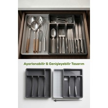 Vienev Ayarlanabilir Uzayabilen Çekmece Içi Kaşıklık Organizer | Kayar Pratik Düzenleyici