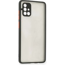Decostyle Newface Samsung Galaxy A71 Kılıf Montreal Silikon Kapak - Siyah